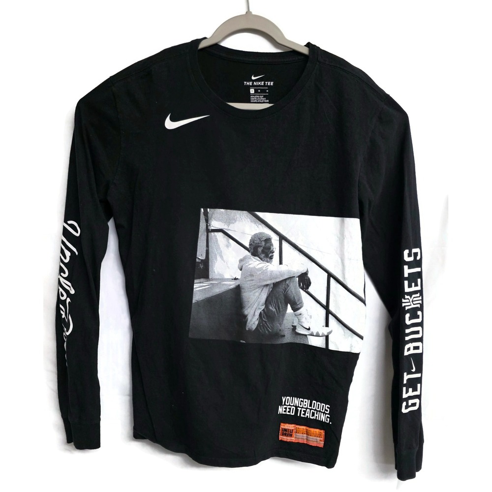 2017 Nike Kyrie Irving Uncle Drew Movie T-Shirt Long Sleeve Dri-Fit Mens Medium